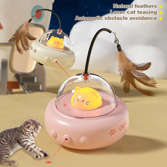 PAWLAND™ Jouet UFO Électrique pour Chat