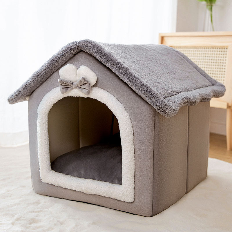 PAWLAND™ Lit Maison Quatre Saisons