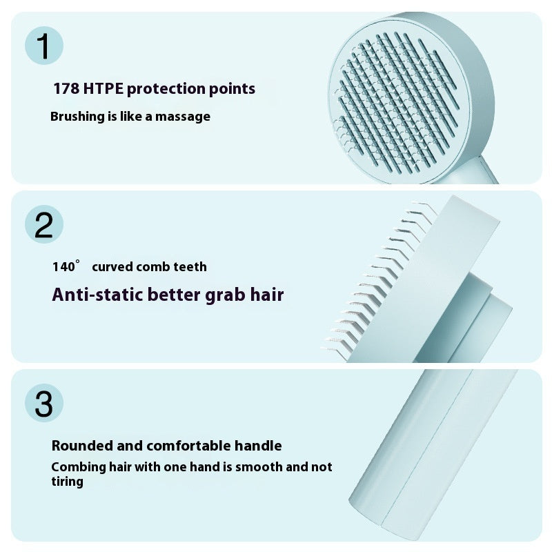 PAWLAND™ Brosse Démêlante Auto-Nettoyante