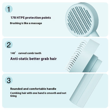 PAWLAND™ Brosse Démêlante Auto-Nettoyante
