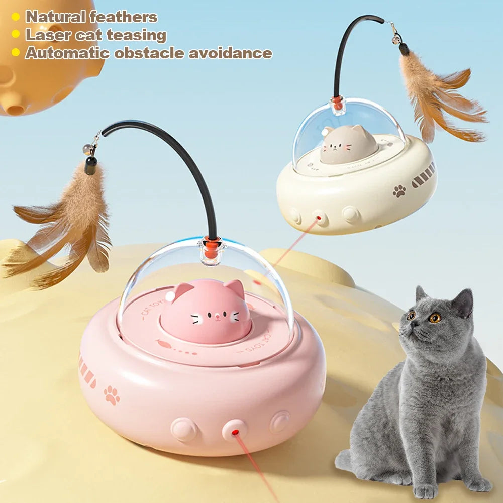 PAWLAND™ Jouet UFO Électrique pour Chat