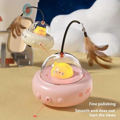 PAWLAND™ Jouet UFO Électrique pour Chat