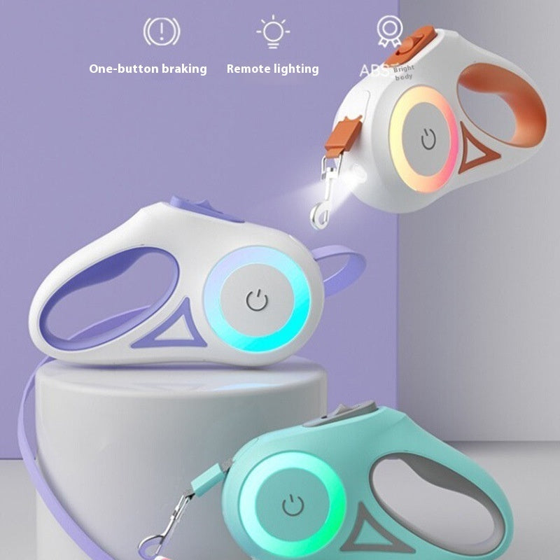 PAWLAND™ Laisse Rétractable avec Lampe