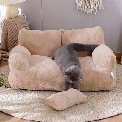 PAWLAND™ Lit Sofa Luxueux en Peluche