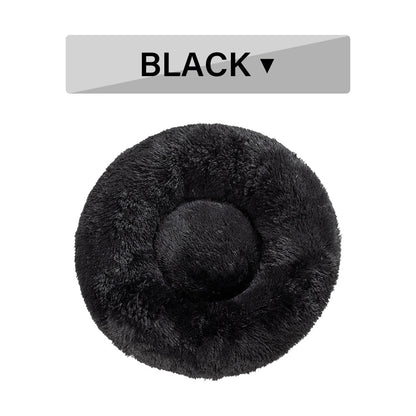 PAWLAND™ Lit Donut Apaisant en Peluche