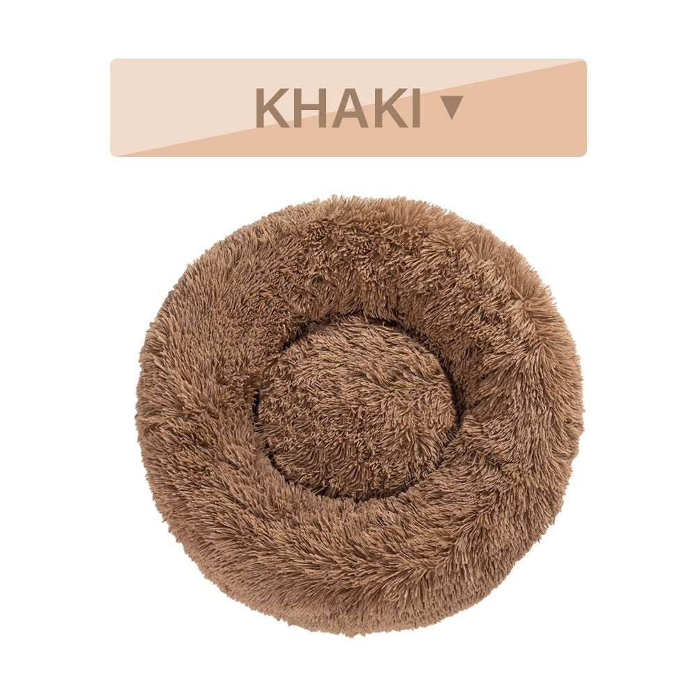 PAWLAND™ Lit Donut Apaisant en Peluche
