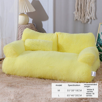 PAWLAND™ Lit Sofa Luxueux en Peluche