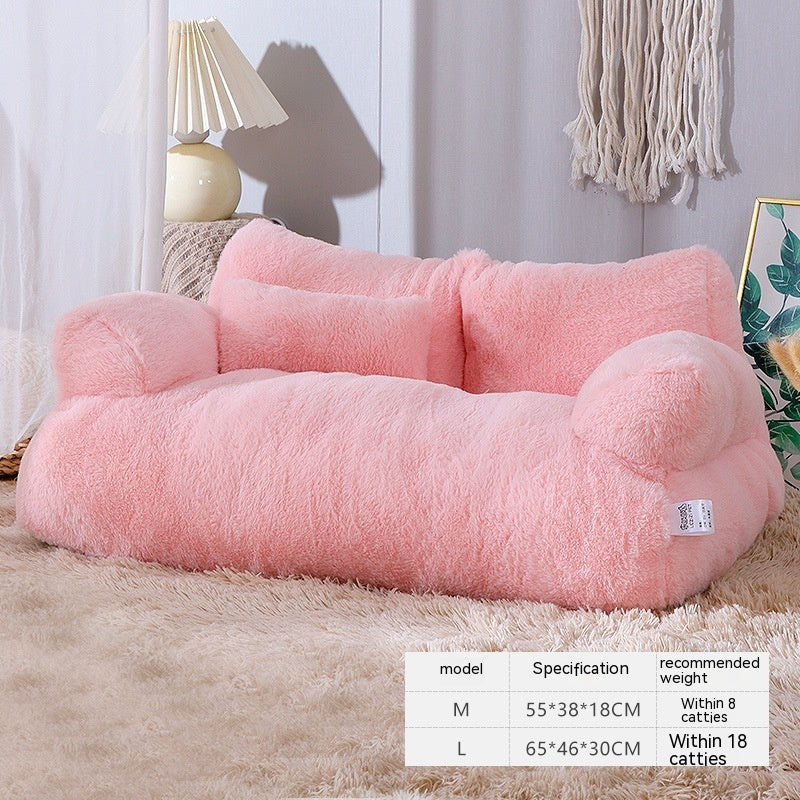 PAWLAND™ Lit Sofa Luxueux en Peluche
