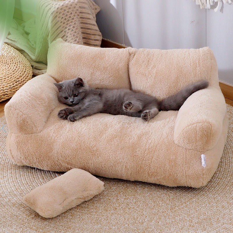 PAWLAND™ Lit Sofa Luxueux en Peluche