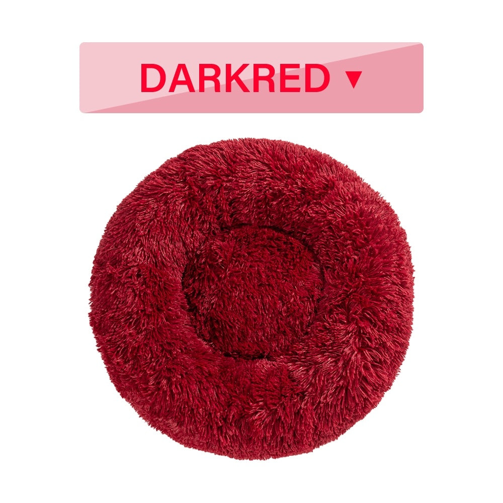 PAWLAND™ Lit Donut Apaisant en Peluche