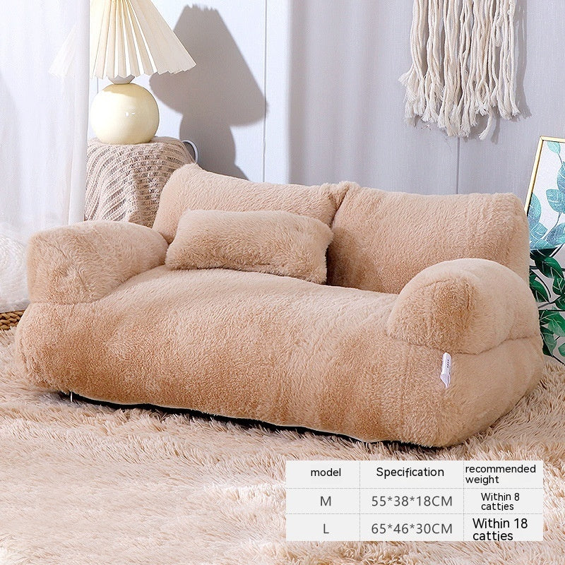 PAWLAND™ Lit Sofa Luxueux en Peluche
