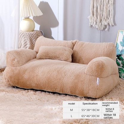 PAWLAND™ Lit Sofa Luxueux en Peluche