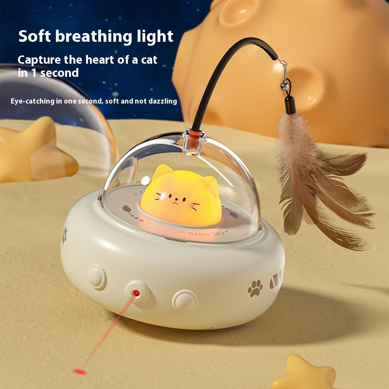 PAWLAND™ Jouet UFO Électrique pour Chat