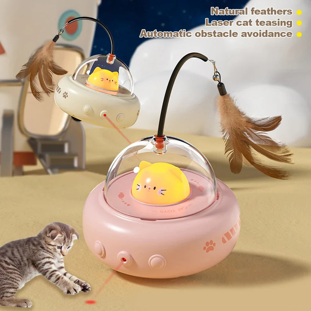 PAWLAND™ Jouet UFO Électrique pour Chat
