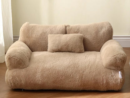 PAWLAND™ Lit Sofa Luxueux en Peluche