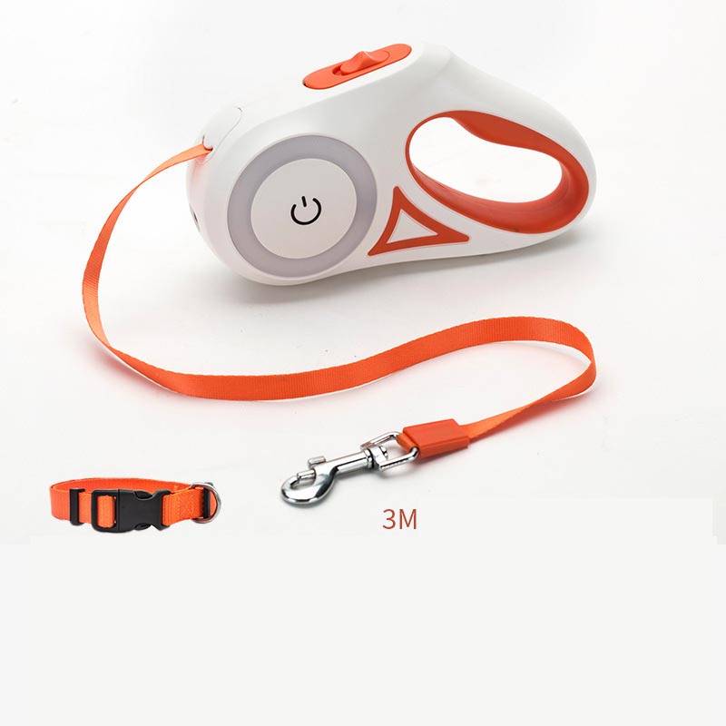 PAWLAND™ Laisse Rétractable avec Lampe