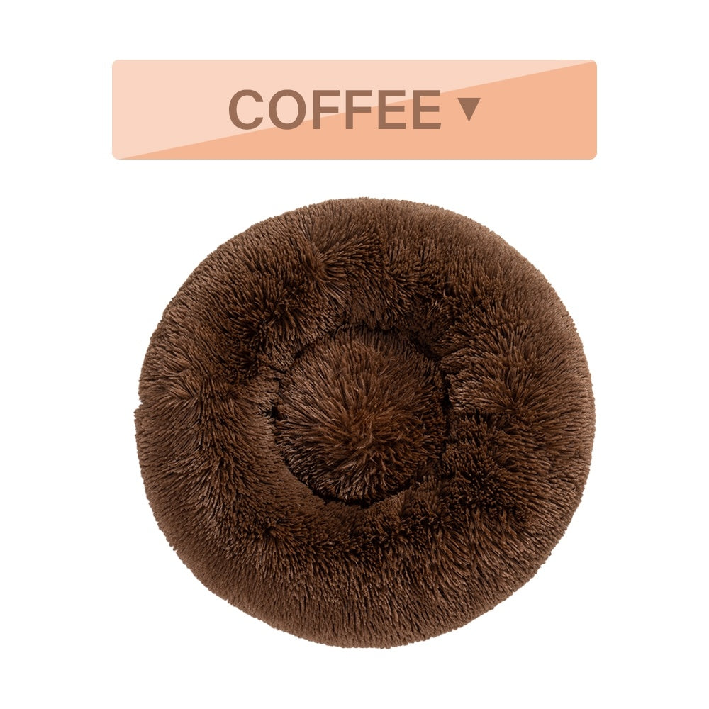 PAWLAND™ Lit Donut Apaisant en Peluche