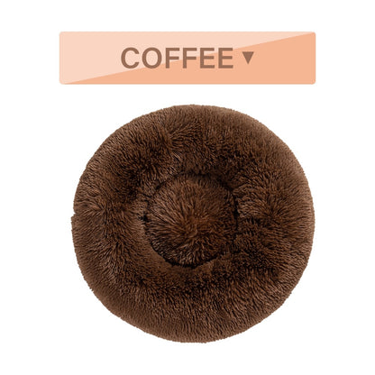 PAWLAND™ Lit Donut Apaisant en Peluche