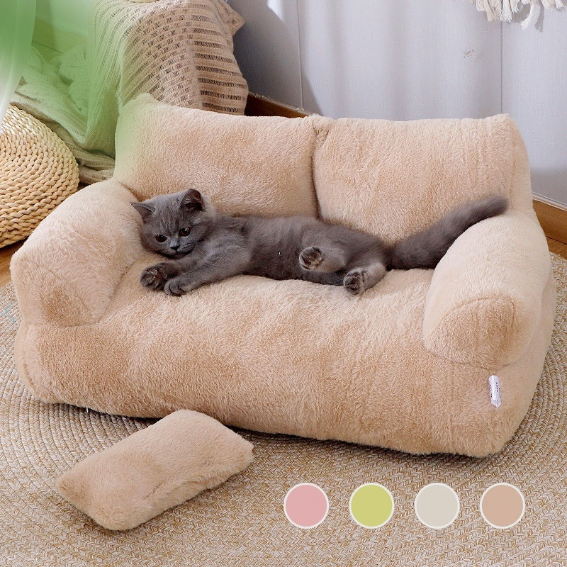 PAWLAND™ Lit Sofa Luxueux en Peluche
