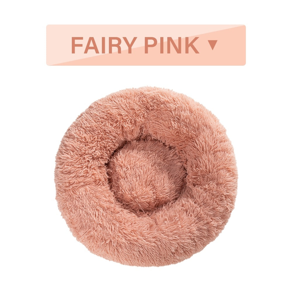 PAWLAND™ Lit Donut Apaisant en Peluche